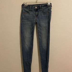 American Eagle super low rise jeggings